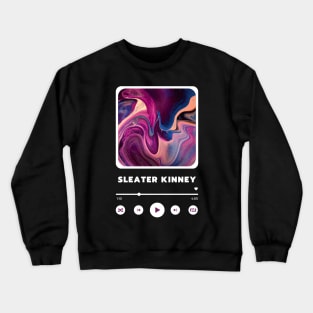 SLEATER KINNEY MUSIC PAD Crewneck Sweatshirt